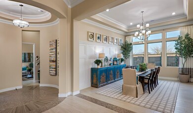 dining room in rushmore at legacy at via