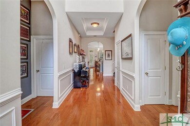 Large open vaulted ceiling Foyer with two bedrooms