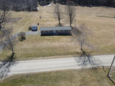 Ariel view of listing
