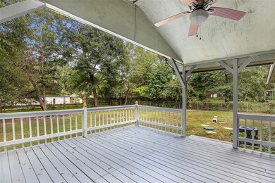 Look at this back porch! Great for entertaining!