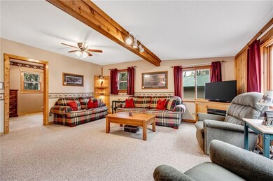 Open living space on main level