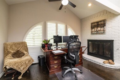 Primary Bedroom with fireplace