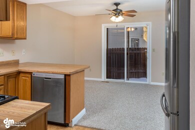 View into kitchen/dining area
