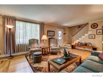 Family room view from kitchen.