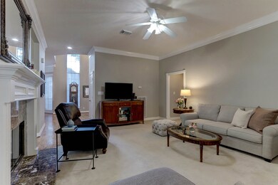 Living area has a 2 way fireplace (shares with the kitchen).