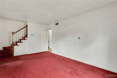 Carpeted Living Room ... Hardwood Under Carpet !