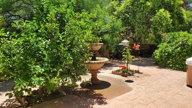 Fountain/Fruit Trees