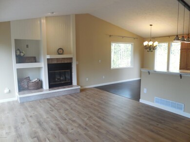 Living room open to dining & Kitchen
