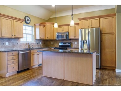 Kitchen with granite and stainless steel