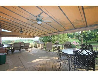 Patio/Deck. The covered deck off of the kitchen ha