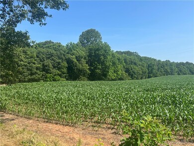 View of nature with large plots for crops and rural landscape