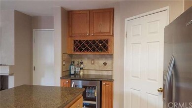 Built in wine rack and wine refrigerator