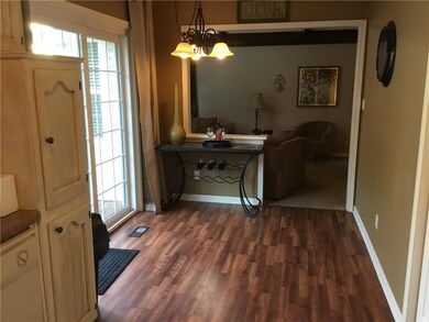 Kitchen area with access to deck