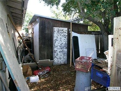 Back shed for storage