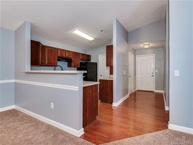View of Kitchen from living area
