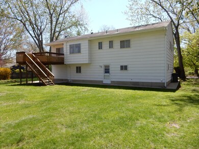 Rear of house