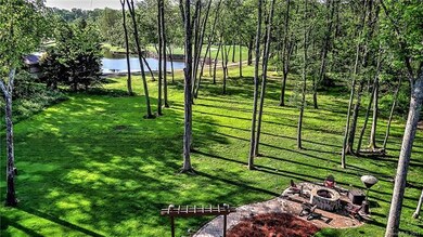 Wide open views of the 5th green from paver patio 