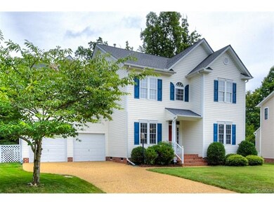 Attached 2-car garage and brick front stoop