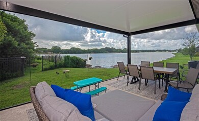 Deep lake & preserve views from extended lanai