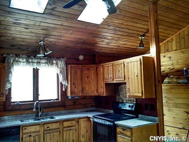 Kitchen Look at those skylights! and Cathedral cei