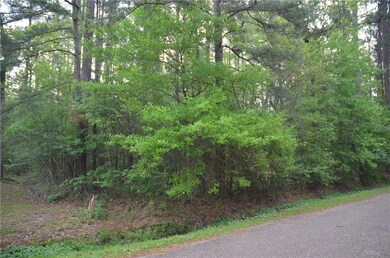 Left side of property is staked off