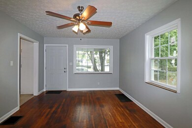 Living Room with hardwood flooring