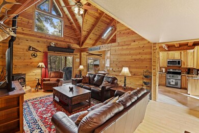 Living area towards back deck