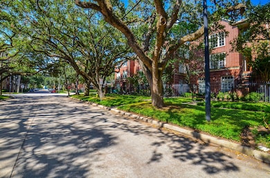 Lush, tree lined street outside your front door