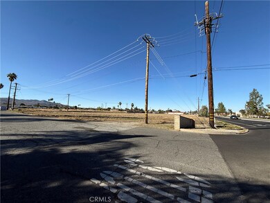 View westward from street at northeast corner of the property