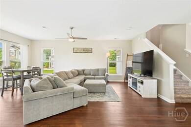 Notice the beautiful flooring.