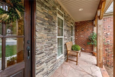 Welcoming front porch