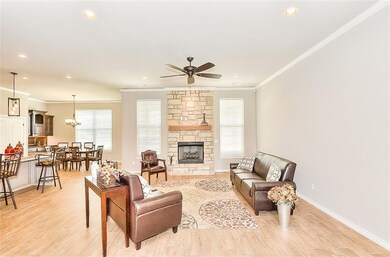 Ahhh... an open concept living, kitchen and dining