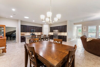 Another view of the dining room area.