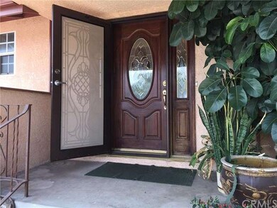 Nice Glass lead implant Hardwood front door.
