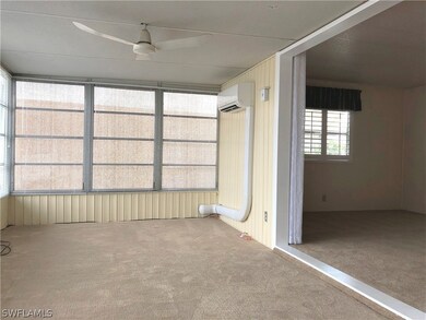 Florida room is completely air-conditioned with a new unit installed 2017.