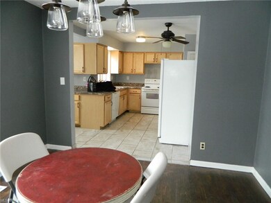 View from Formal Dining Room into Kitchen