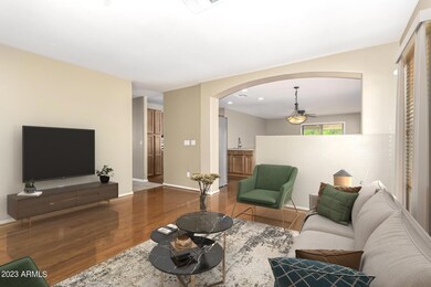4B living room virtually staged