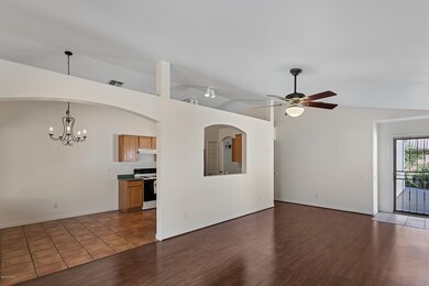Living Area to Kitchen