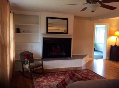 Fireplace in living room
