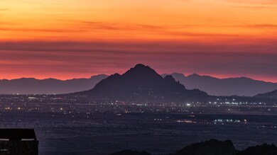 Camelback Mtn & City Light Views