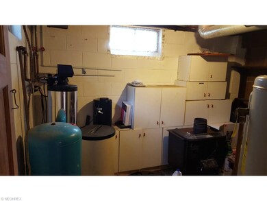 utility room water softener and storage