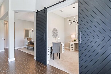 Barn doors to office