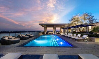 Poolside cabanas
