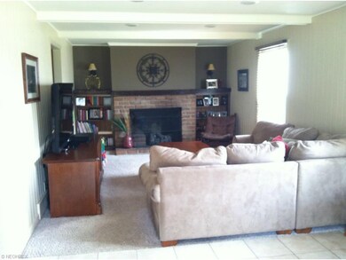 Family Room---Gas Log Fireplace