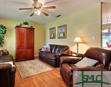 Living Room. Decorative Colors and Upgraded Floori