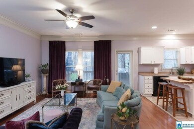 Features gleaming hardwoods and Overlooks relaxing