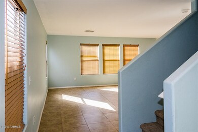 front entry to living