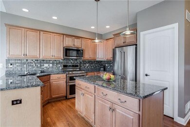Kitchen with huge walk-in pantry, center island, s