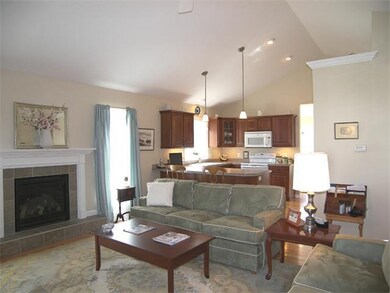 Living Room. Wonderful open floor plan with vaulte