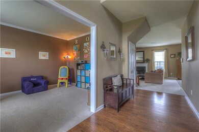 Foyer with Formal LR used as Children's Play Area